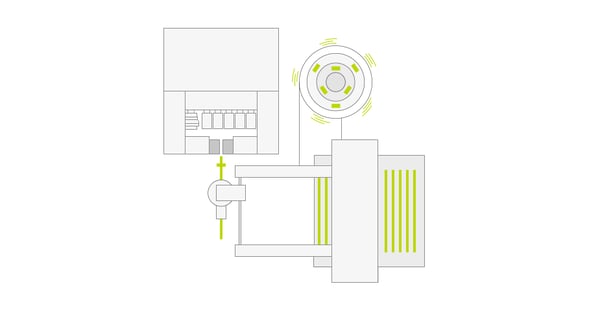 Tube end-forming machines with automatic loader and vibrating feeder