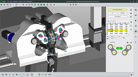 Programmierung einer CNC-Drahtbiegemaschine mit Doppel-Biegekopf 