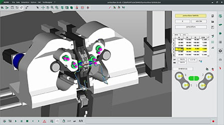 Programming of CNC twin-head wire bending machine 