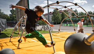 Lappset - They make playground equipment for public parks with laser cutting and tube benders.
