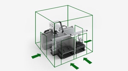 可从多点接近3D激光切割系统。