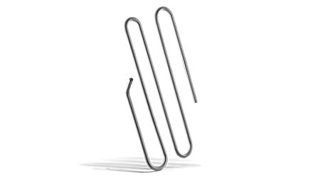 Mit einer Rohrbiegemaschine mit Coil-Zuführung produzierte Spirale