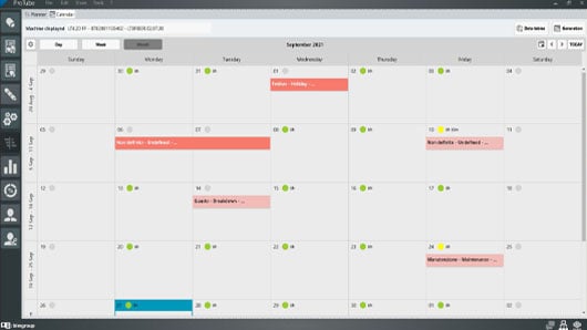Machine Calendar: the production capability of your machine at your fingertips