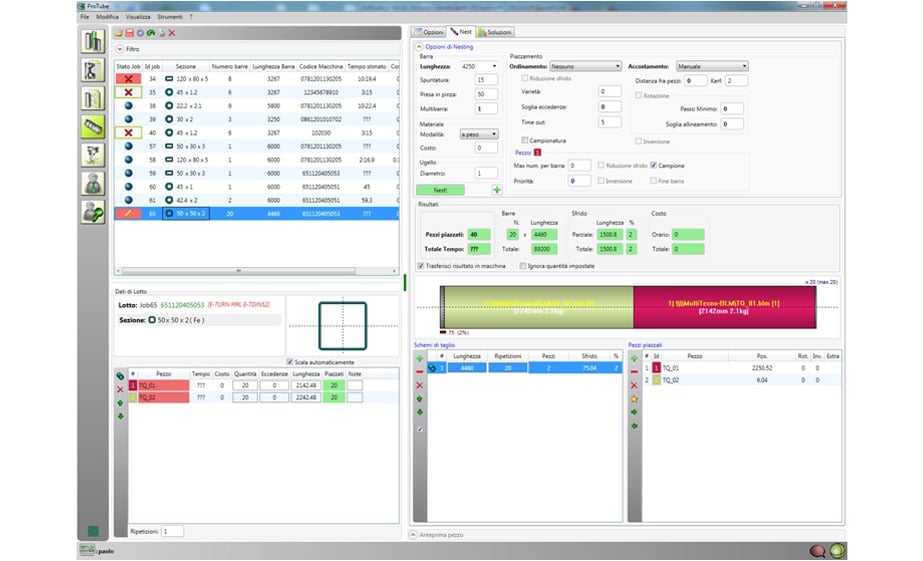 Planificación y monitoreo remoto de los lotes a producir