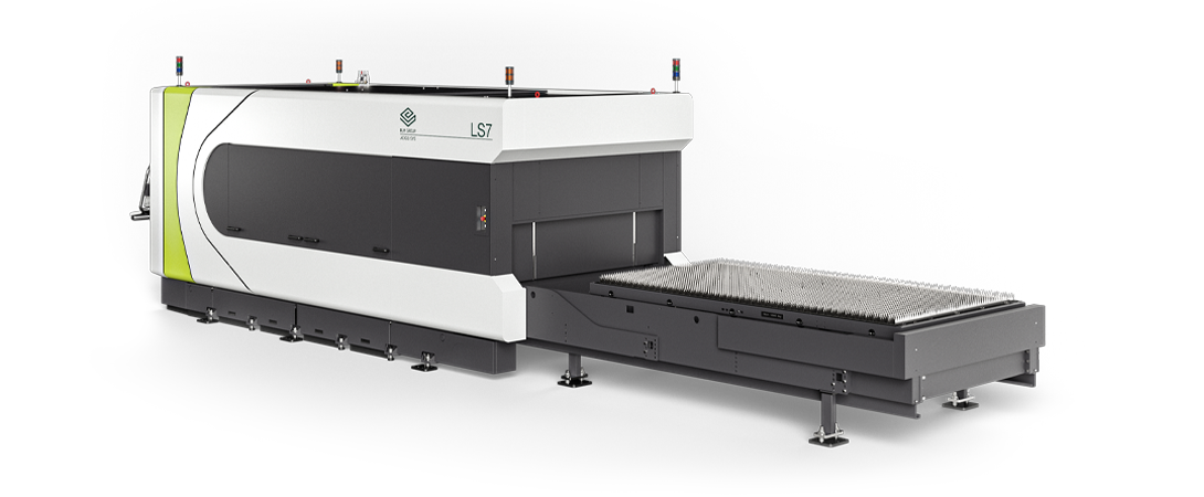 Changeur de palettes pour un système de découpe laser des métaux