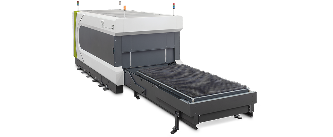 Cambio pallet per un sistema di taglio laser del metallo