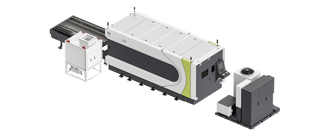 Configurações da máquina de corte a laser 2D Ls7