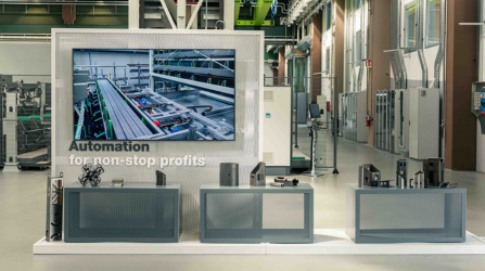 Automatic warehouse to supply material to the machine