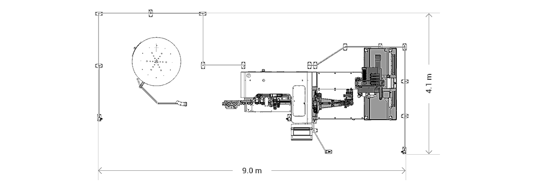 4-RUNNER H3 Basis machinelay-out met vormmodule