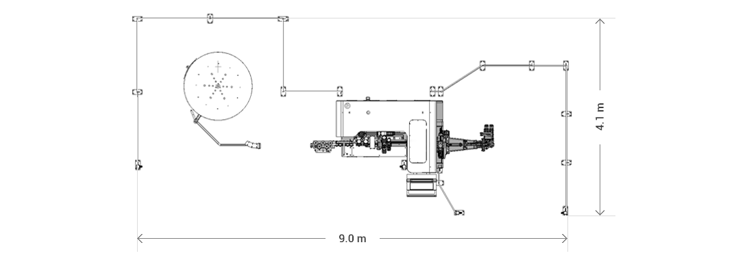 4-RUNNER H3 - Layout básico da máquina