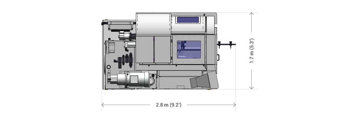 Basislayout van de machine