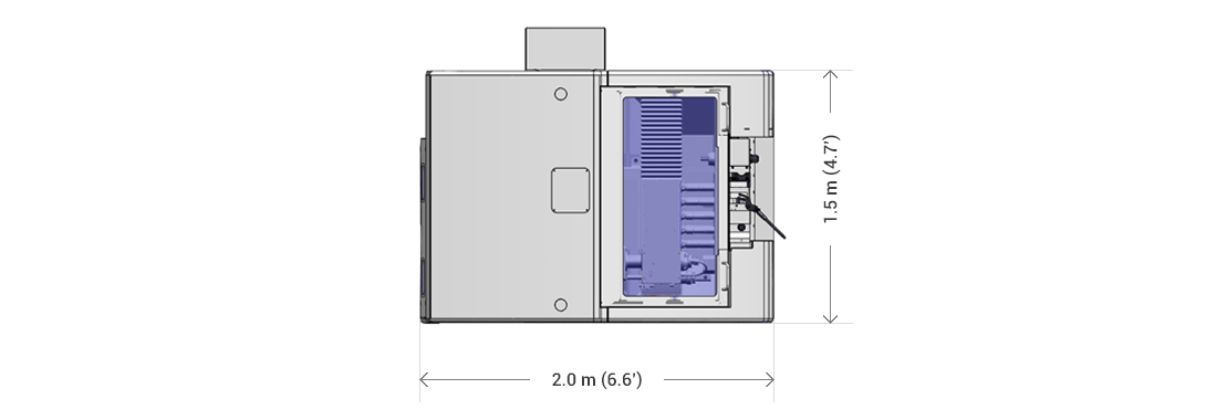 Basis lay-out van de AST30-buis-eindvormmachine