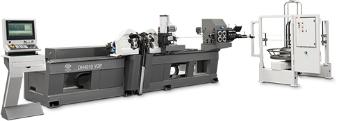 DH40 - Dobladora de alambre CNC de doble cabezal y doble torreta