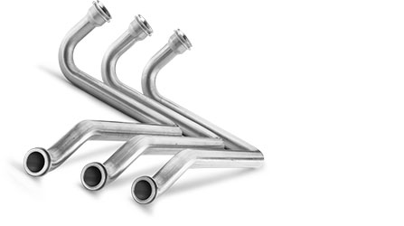 Stainless steel end-formed tubes with CNC end-forming machine 