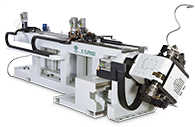 E-TURN32 - Dobladora de tubos CNC totalmente eléctrica derecha e izquierda en proceso