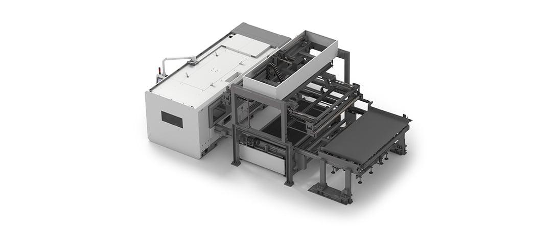 Integration of automatic sheet handling systems 