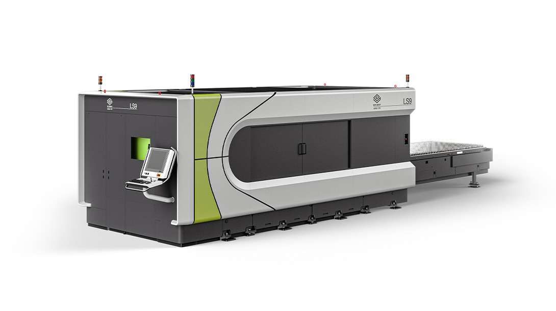 LS9 automatic fiber laser cutting machine for metal sheets
