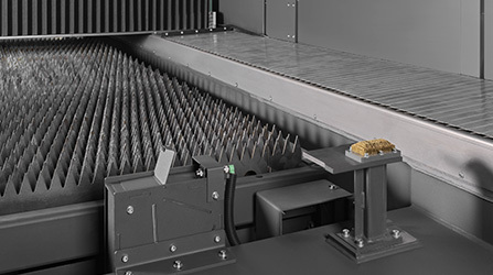 Linear motor protection on sheet metal laser cutting system