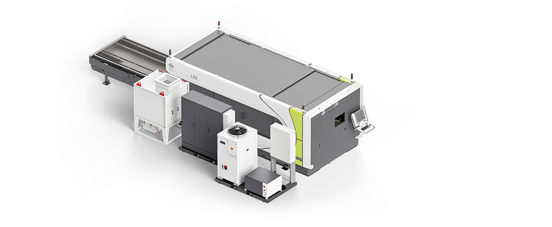 2D laser cutting machine configurations with LS9 linear motors