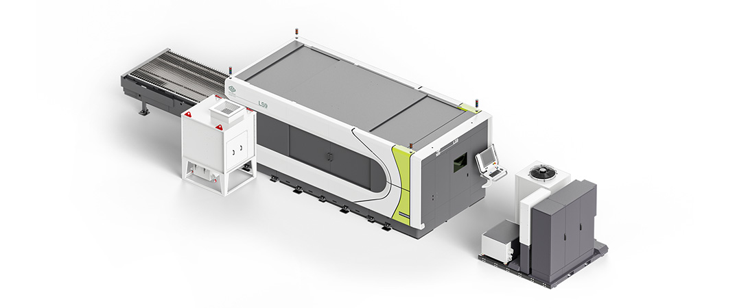 2D laser cutting machine configurations with LS9 linear motors