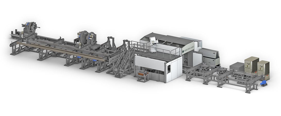 Configuração básica LT24 e fluxo de material