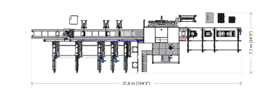 LT14: Lader 12 m - Ontlader 10 m