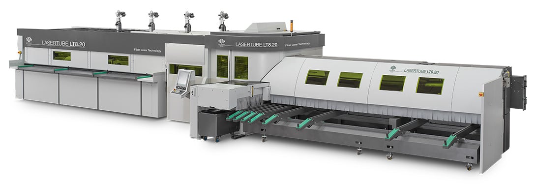 Basic configuration with fiber laser source 