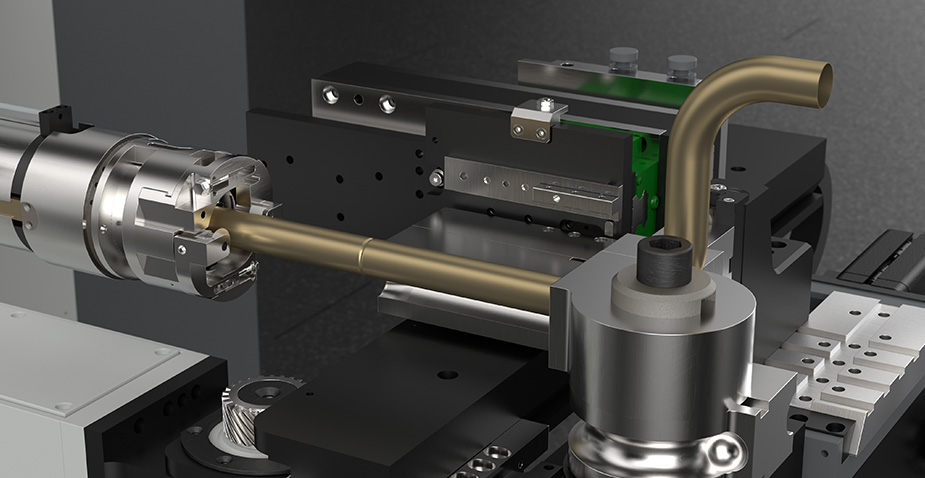 Orbitalschnitt für vom Coil zugeführte Rohre