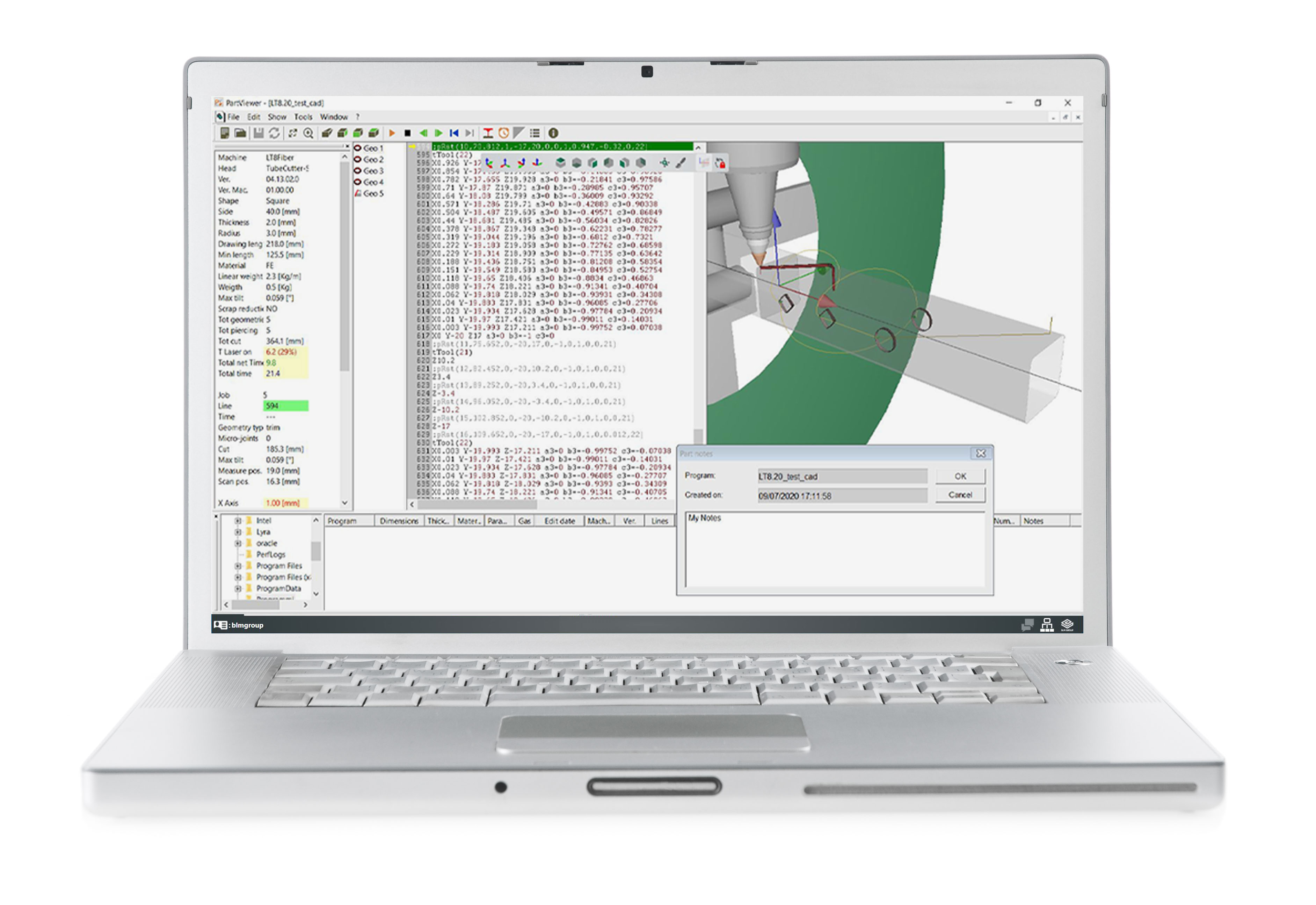 PartViewer - simulação e estimativa de produção