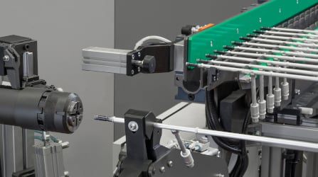 Tube bending machines with automatic loader 