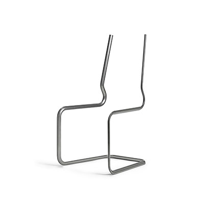 structure de chaise de bureau en tube courbé