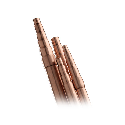 Copper tube shaped with CNC tube forming machine