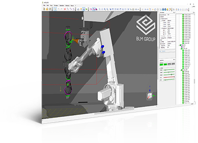 Programación de corte láser 3D en un tubo hidroformado