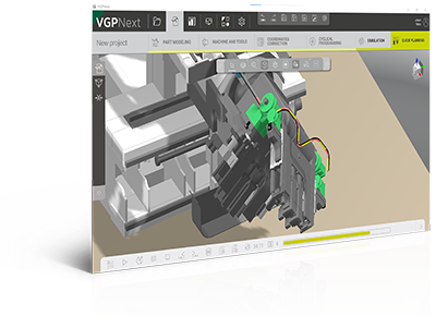 Simulation des Biegeprozesses bei einem Metallrohr