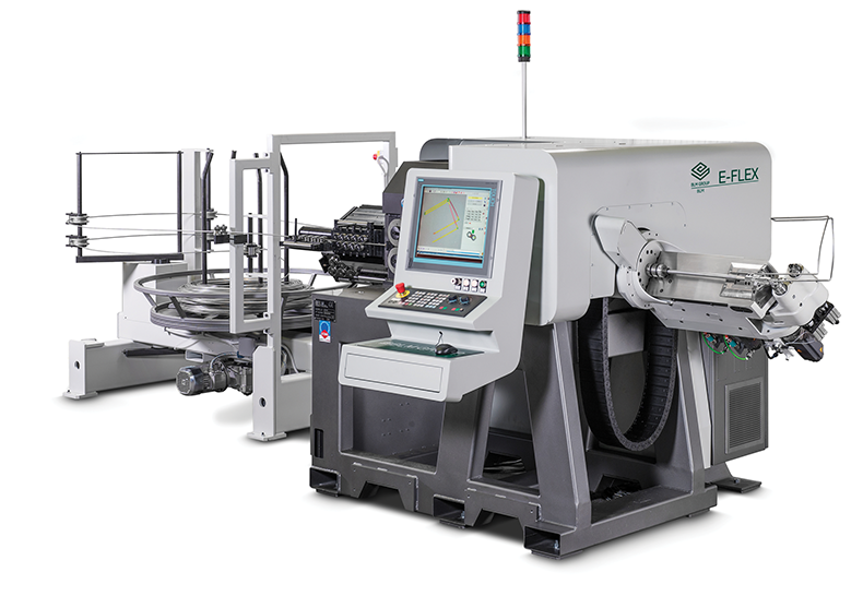 E-FLEX - Piegafilo CNC mono testa doppia torretta