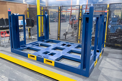 Racks for the automotive industry manufactured with Lasertube machines