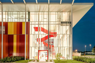 Tubular structure made with an LT14 tube laser cutting system